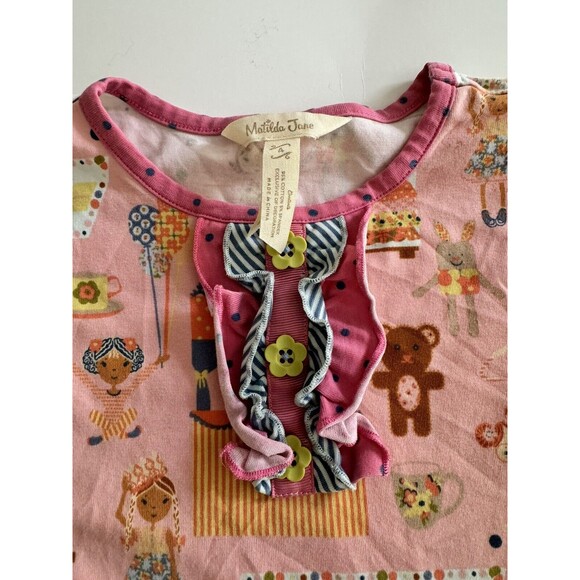 Matilda Jane Girls Puppet Show Tunic Size 4 - Picture 2 of 3
